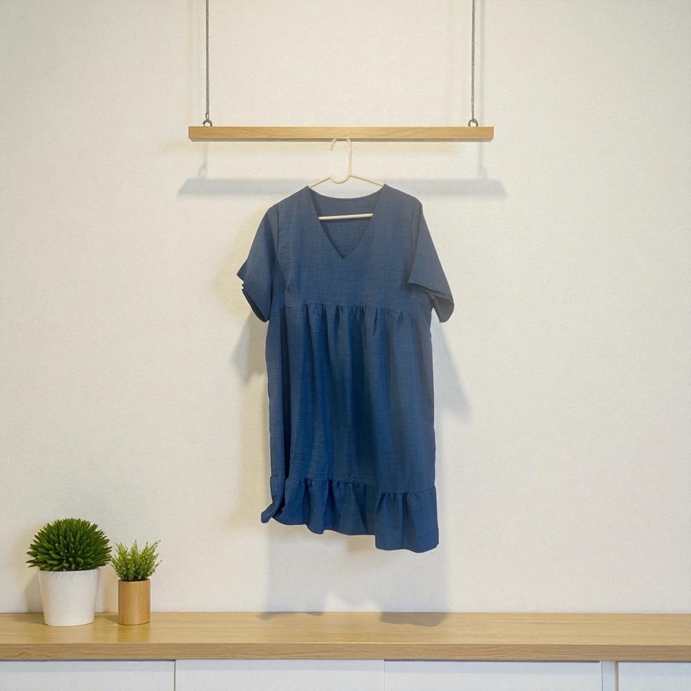 Blue Short Sleeve Dress (never worn)